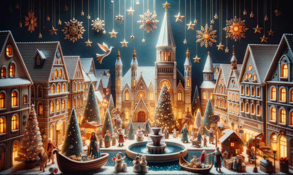 Świąteczne wydarzenia w województwie pomorskim, na tle gdańskiej starówki, z choinkami i lokalnymi jarmarkami. Kategoria: wiadomości.